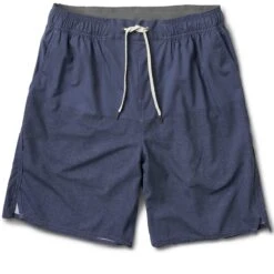 Trail Short | Navy Texture Block
