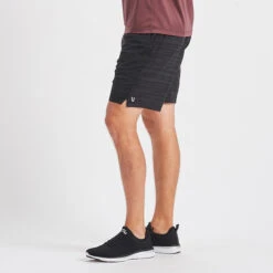 Trail Short | Black Dye Stripe -Vuori Clothing Store V341BDS 2 update