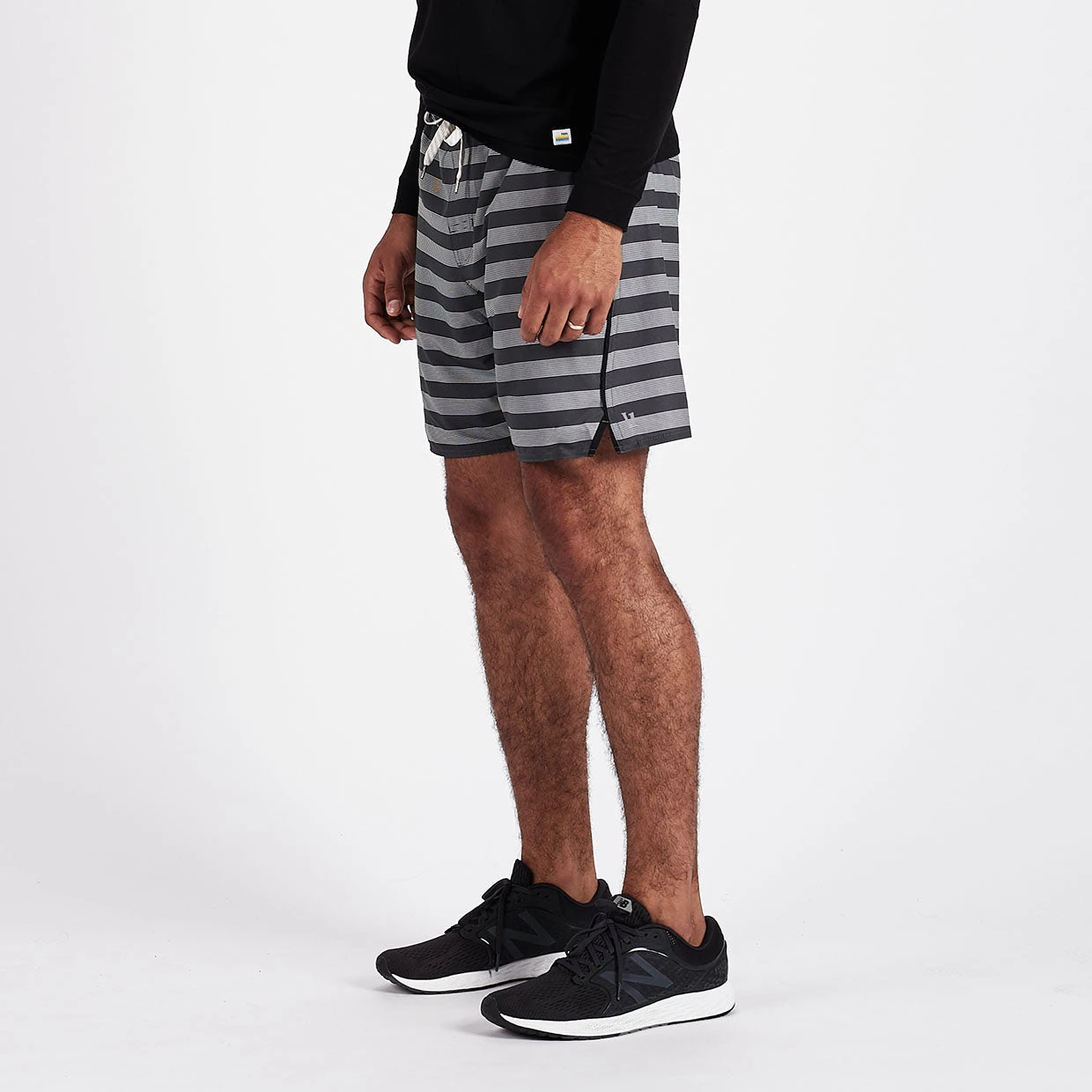 Trail Short | Charcoal Micro Stripe 3 Trail Short | Charcoal Micro Stripe - Image 3