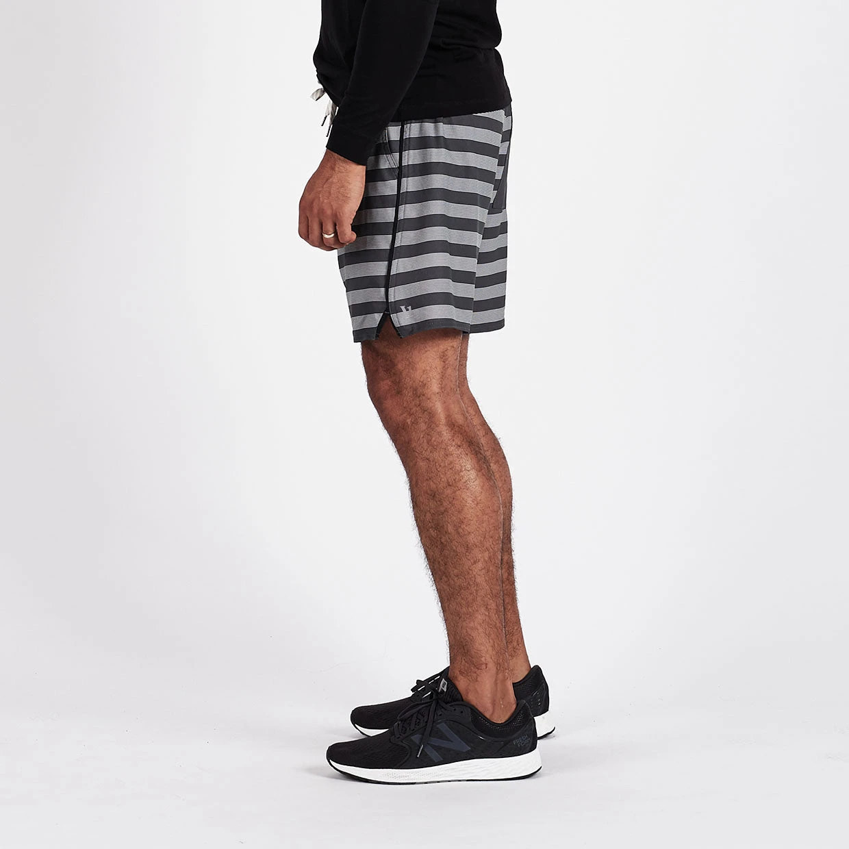 Trail Short | Charcoal Micro Stripe 4 Trail Short | Charcoal Micro Stripe - Image 4