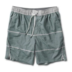 Trail Short | Evergreen Heather Stripe