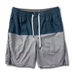 Trail Short | Indigo Stripe