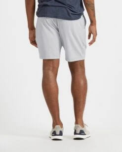 Ponto Short | Platinum Heather 7 Ponto Short | Platinum Heather -Vuori Clothing Store V344HPT 3