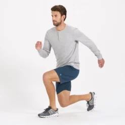 Ponto Short | Indigo Heather 9 Ponto Short | Indigo Heather -Vuori Clothing Store V344HTI 5