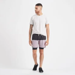 Stockton Short | Black Fig Stripe -Vuori Clothing Store V346BFS 4 update