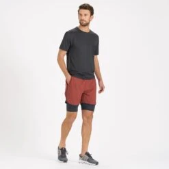 Stockton Short | Red Clay Linen Texture -Vuori Clothing Store V346RLT 4 e206bf59 c466 486f a951 08e885c07766