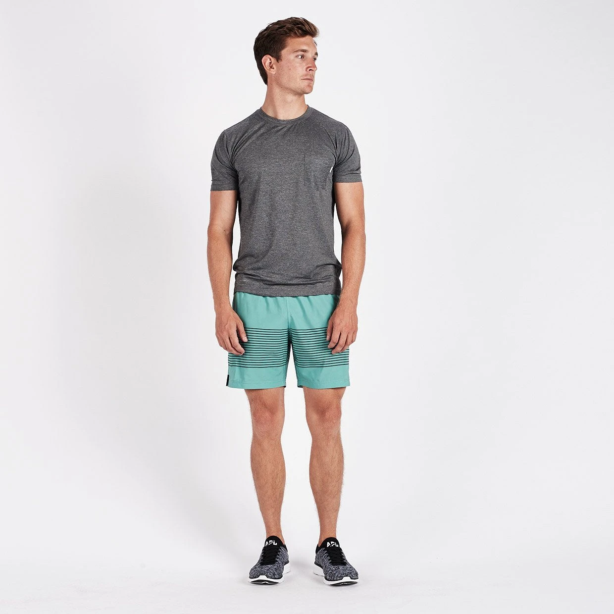 Rush Short | Aloe Black Stripe 7 Rush Short | Aloe Black Stripe - Image 7