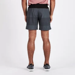 Rush Short | Charcoal Black Stripe -Vuori Clothing Store V358CBS 4