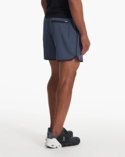 Banks Short 5" | Azure Linen Texture -Vuori Clothing Store V366AZL SP19 M ECOMM BOTTOM 2122