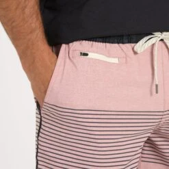 Banks Short 5" | Burnt Clay Stripe -Vuori Clothing Store V366BSC 5 19d4403a af90 42bb addf 7de25859ce93