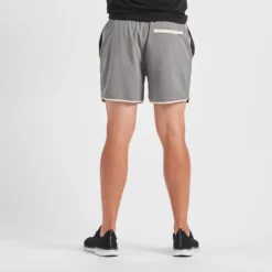 Banks Short 5" | Grey Linen Texture 8 Banks Short 5" | Grey Linen Texture -Vuori Clothing Store V366GRL 3