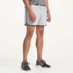 Banks Short 5" | Platinum Herringbone -Vuori Clothing Store V366PHB 1739
