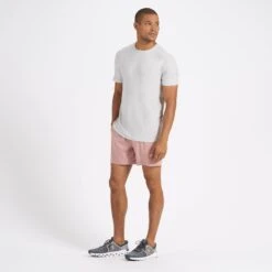 Kore Short 5" | Burnt Clay Linen Texture -Vuori Clothing Store V367BCL 4