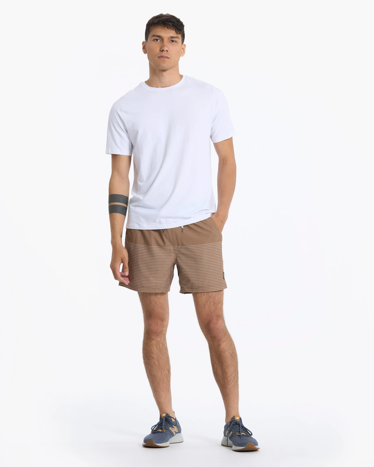 Kore Short 5" | Camel Stripe 5 Kore Short 5" | Camel Stripe - Image 5