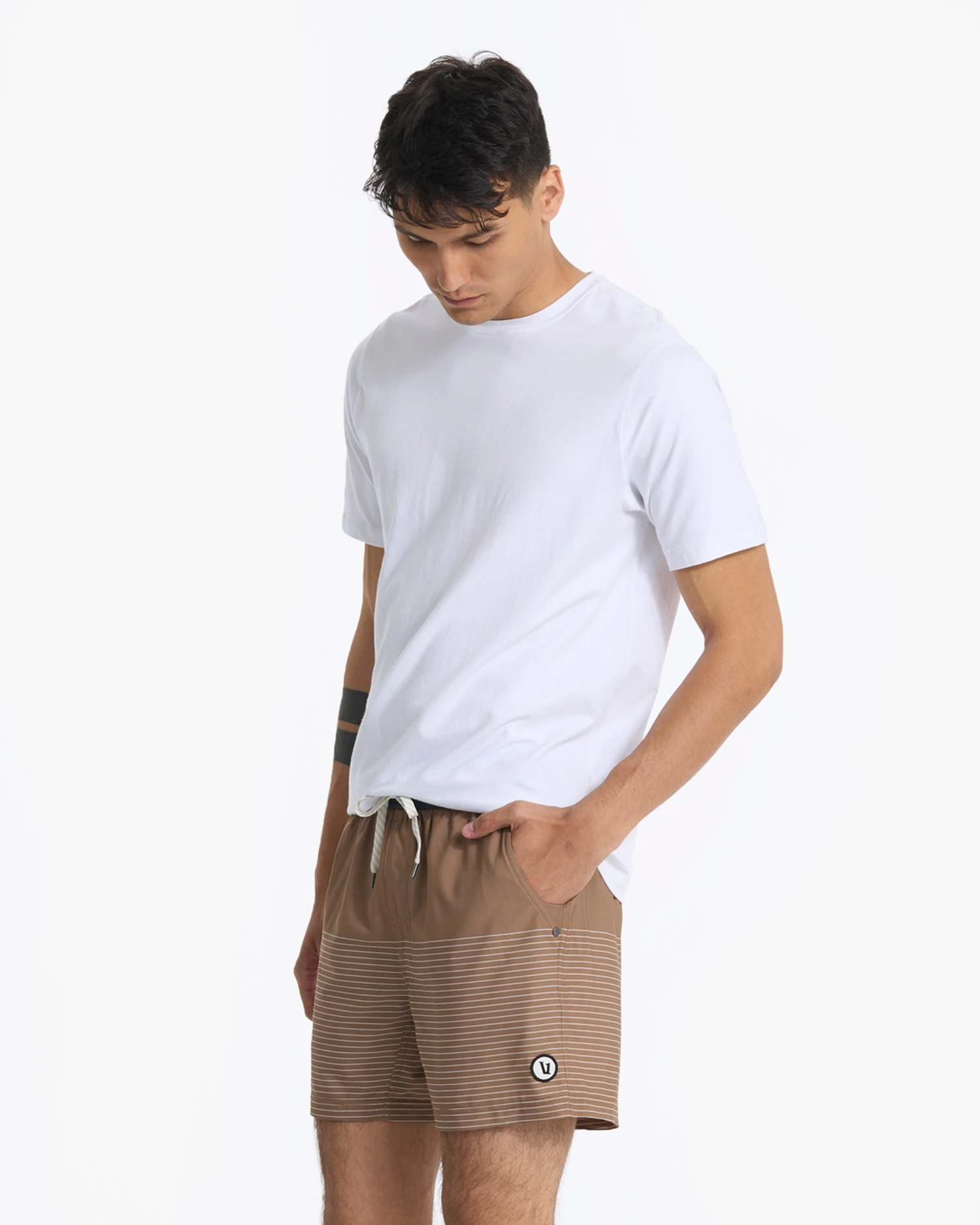 Kore Short 5" | Camel Stripe 3 Kore Short 5" | Camel Stripe - Image 3
