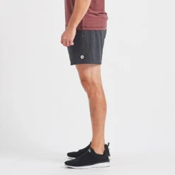 Kore Short 5" | Charcoal Twill Texture -Vuori Clothing Store V367CTT 2 update