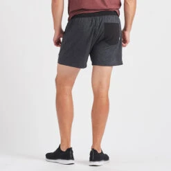 Kore Short 5" | Charcoal Twill Texture -Vuori Clothing Store V367CTT 3 update