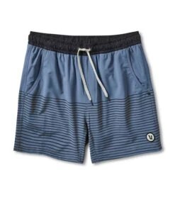 Kore Short 5" | Light Azure Stripe