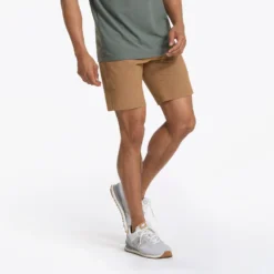Aim Short | Camel -Vuori Clothing Store V368CAM 2487