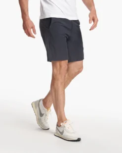 Aim Short | Navy -Vuori Clothing Store V368NVY FA23 M ECOMM SHORTS FRONT ALT BOTTOMS 3