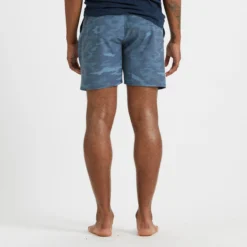 Cape Short | Indigo Watercolor Camo -Vuori Clothing Store V369IWC 3