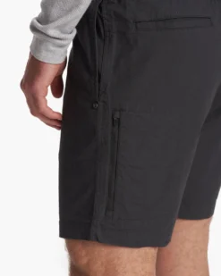 Ripstop Short | Charcoal -Vuori Clothing Store V370CCL FA23 M ECOMM SHORTS DETAIL 7