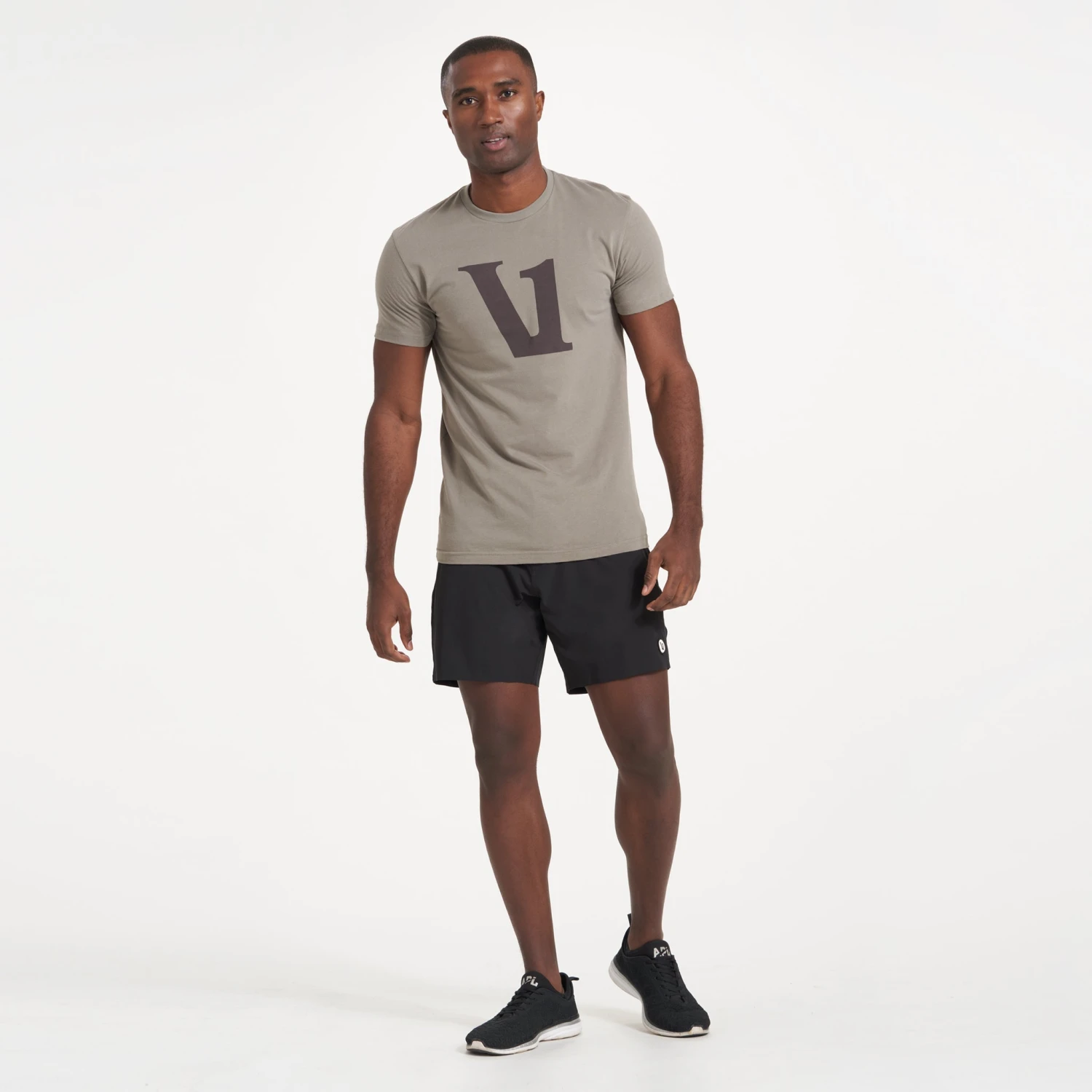 V1 Logo Tee | Cocoa 4 V1 Logo Tee | Cocoa - Image 4