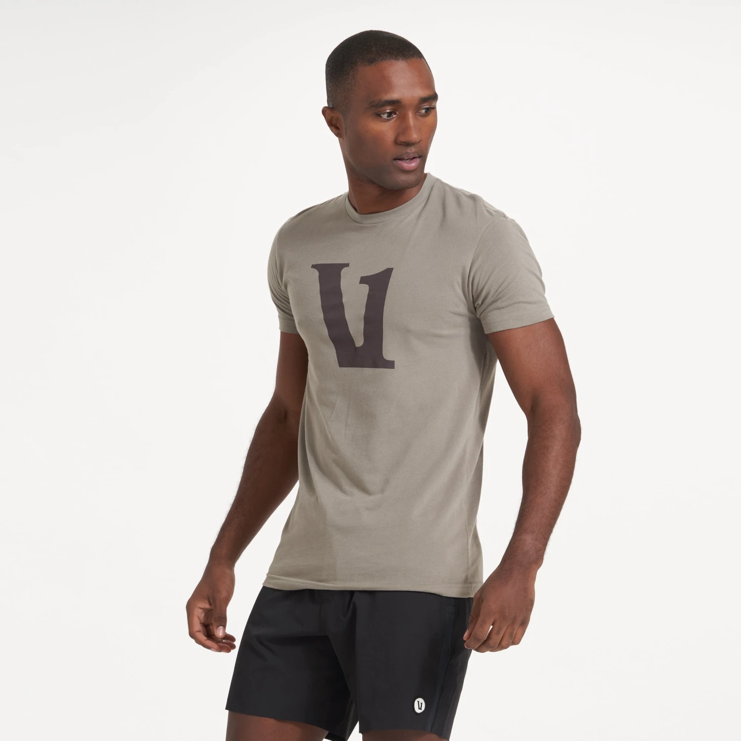 V1 Logo Tee | Cocoa 2 V1 Logo Tee | Cocoa - Image 2