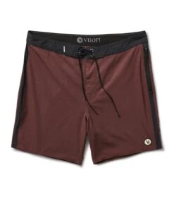 Peak Boardshort | Chestnut Dashed Lines
