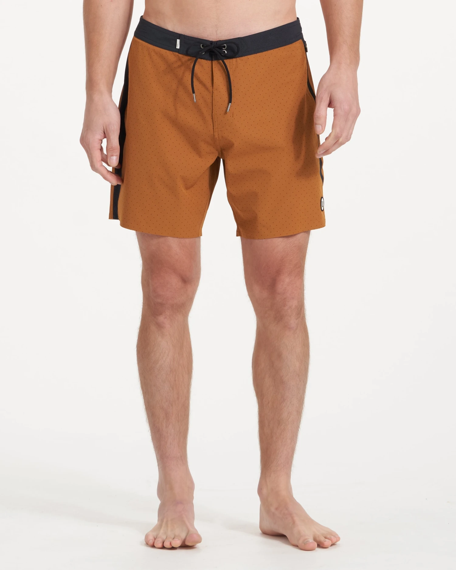 Peak Boardshort | Turmeric Micro Dot 3 Peak Boardshort | Turmeric Micro Dot - Image 3