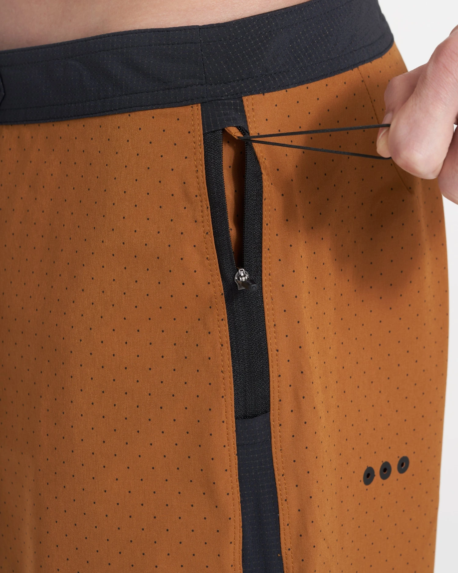 Peak Boardshort | Turmeric Micro Dot 5 Peak Boardshort | Turmeric Micro Dot - Image 5