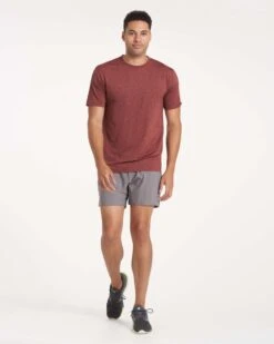 Course Run Short | Smoke 12 Course Run Short | Smoke -Vuori Clothing Store V376SMK 2792a