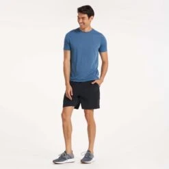 Current Tech Tee | Pool Blue -Vuori Clothing Store V382BLK 2175