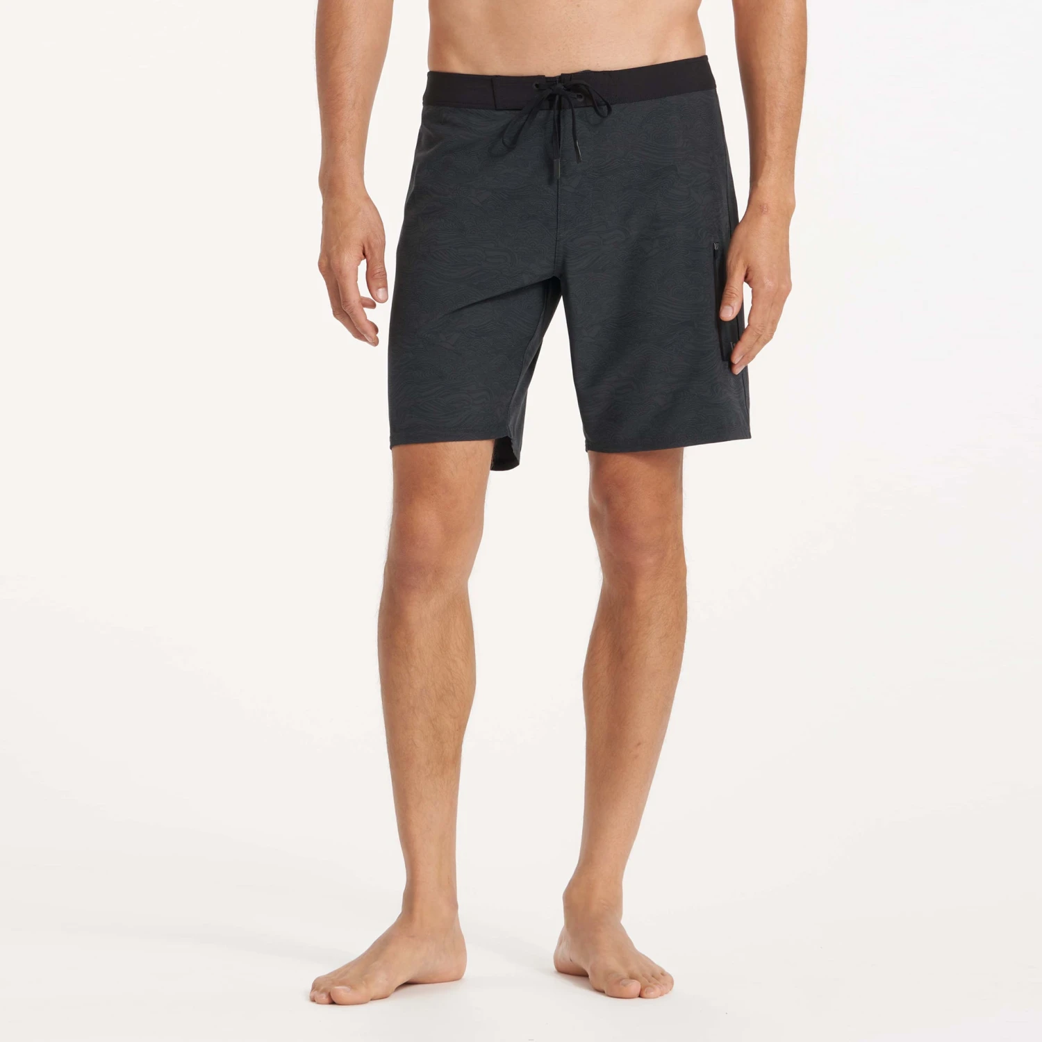 Infinity Boardshort | Black Vintage Ocean 2 Infinity Boardshort | Black Vintage Ocean - Image 2