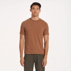 Linear Tech Tee | Rum -Vuori Clothing Store V384DOR 1468
