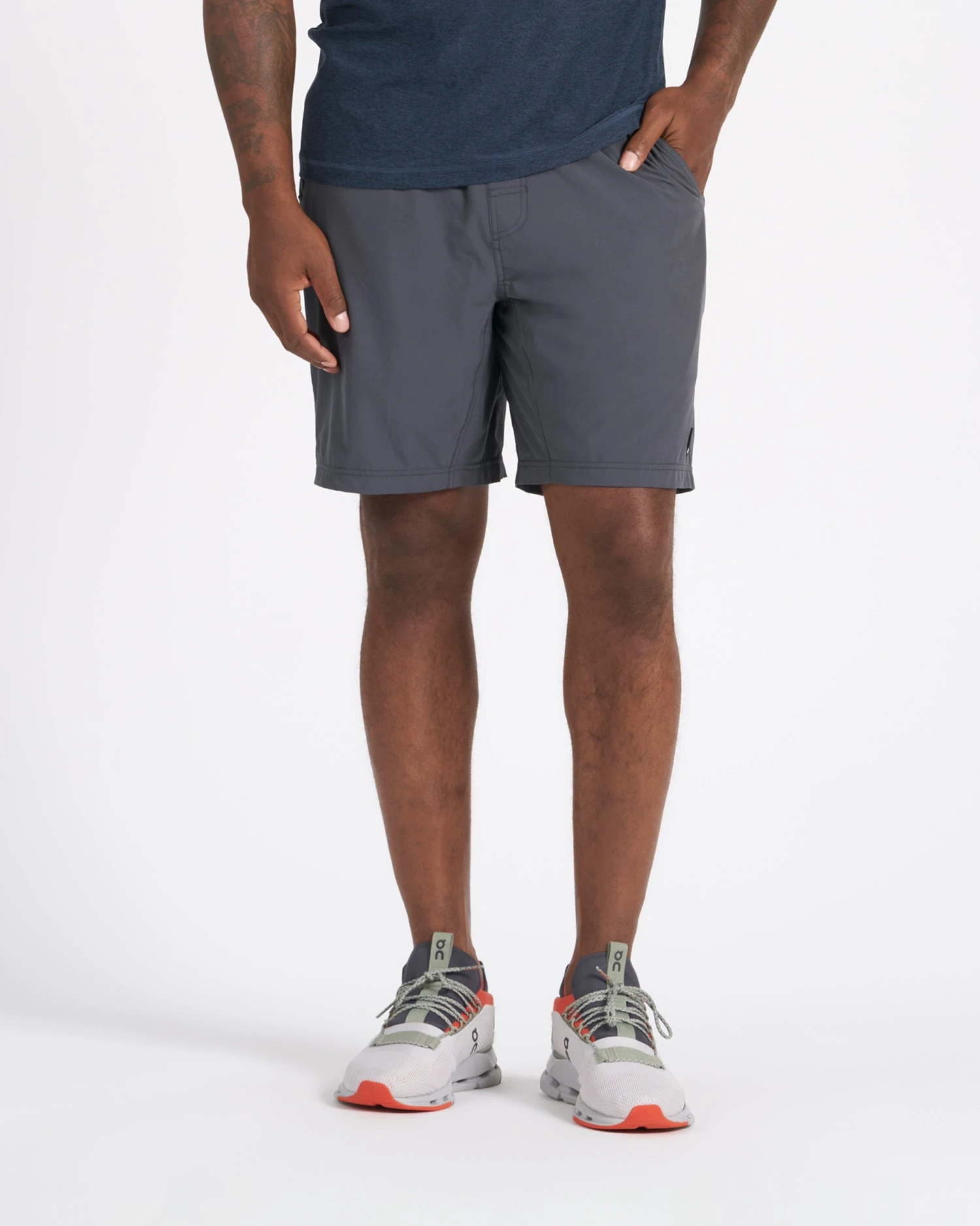 Kore Unlined Short | Charcoal 2 Kore Unlined Short | Charcoal - Image 2