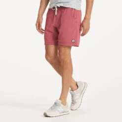 Kore Unlined Short | Saltwater Red -Vuori Clothing Store V388SWR 4177