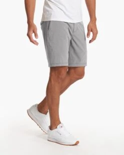 Pebble Short | Steel -Vuori Clothing Store V399SEE SP23 M ECOMM SHORTS BOTTOM 0784 1x1 retouch