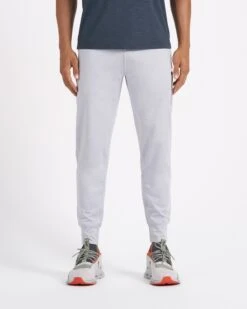 Sunday Performance Jogger | Platinum Heather -Vuori Clothing Store V416HPT 3