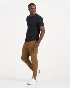 Sunday Performance Jogger | Tobacco Heather -Vuori Clothing Store V416TOH SP21 M ECOMM BOTTOM 2294