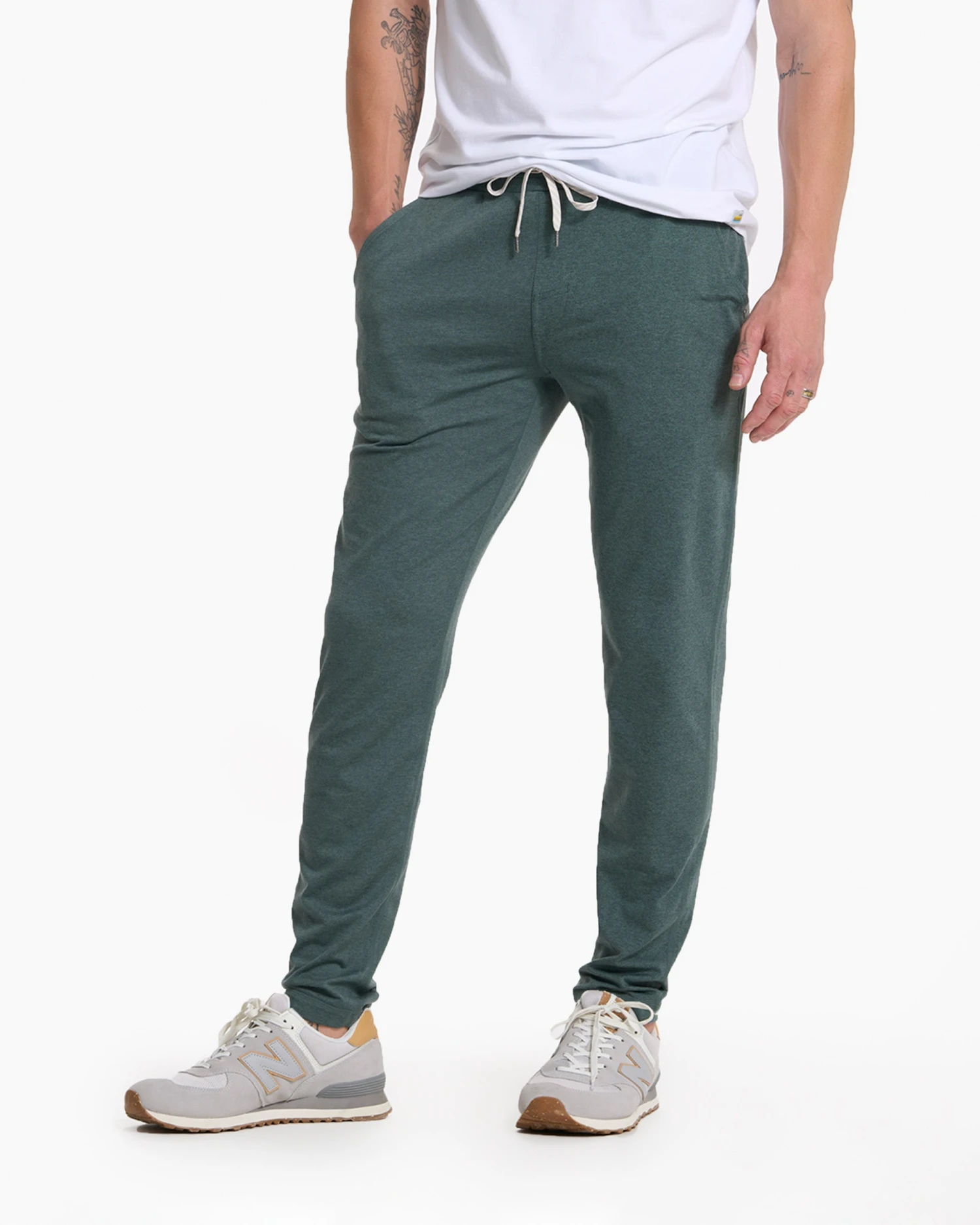 Ponto Performance Pant | Kelp Heather 2 Ponto Performance Pant | Kelp Heather - Image 2