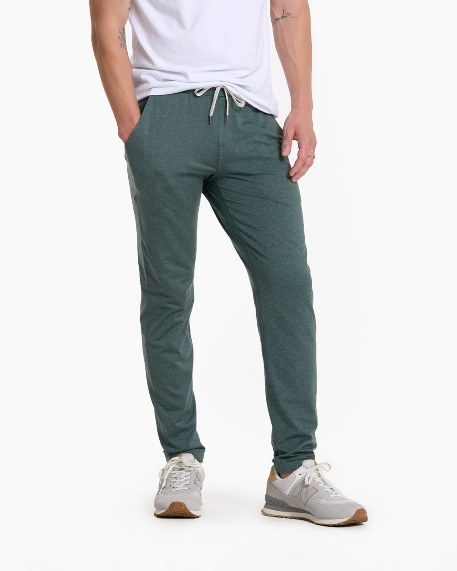Ponto Performance Pant | Kelp Heather 3 Ponto Performance Pant | Kelp Heather - Image 3