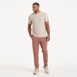 Ponto Performance Pant | Terracotta Heather -Vuori Clothing Store V418HTE 1053