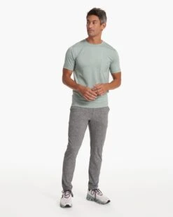 Ponto Performance Pant | Heather Grey -Vuori Clothing Store V418HTG SP19 M ECOMM BOTTOM 3006