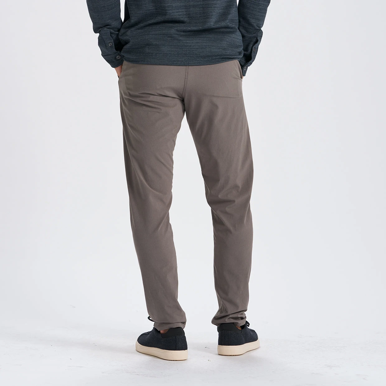 Aim Pant | Cocoa Linen Texture 4 Aim Pant | Cocoa Linen Texture - Image 4