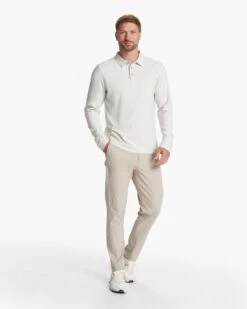 Aim Pant | Khaki -Vuori Clothing Store V431KHK FA23 M ECOMM PANTS FULL 4