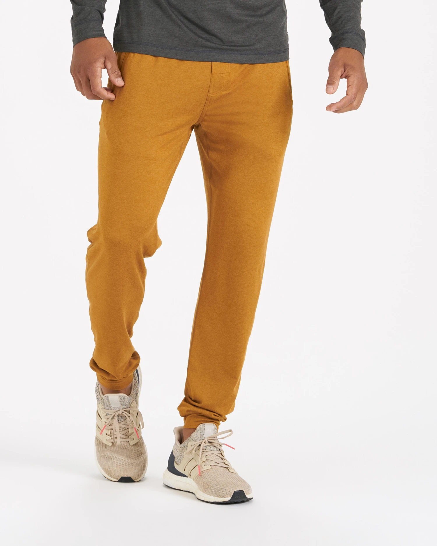 Ponto Performance Jogger | Dark Golden Heather 2 Ponto Performance Jogger | Dark Golden Heather - Image 2
