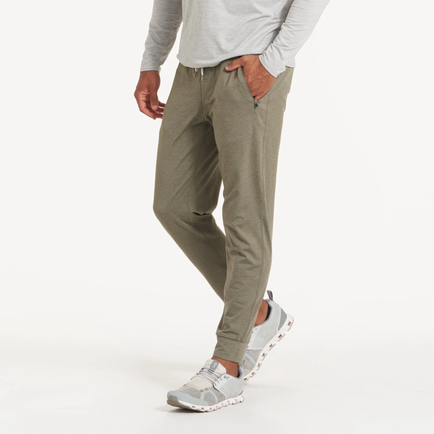 Ponto Performance Jogger | Light Oregano Heather 3 Ponto Performance Jogger | Light Oregano Heather - Image 3