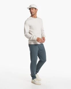 Belleview Pant | Lake -Vuori Clothing Store V457LAK FA23 M ECOMM PANTS FULL 2