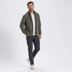 Soco Zip Up | Oregano -Vuori Clothing Store V518ORE 5